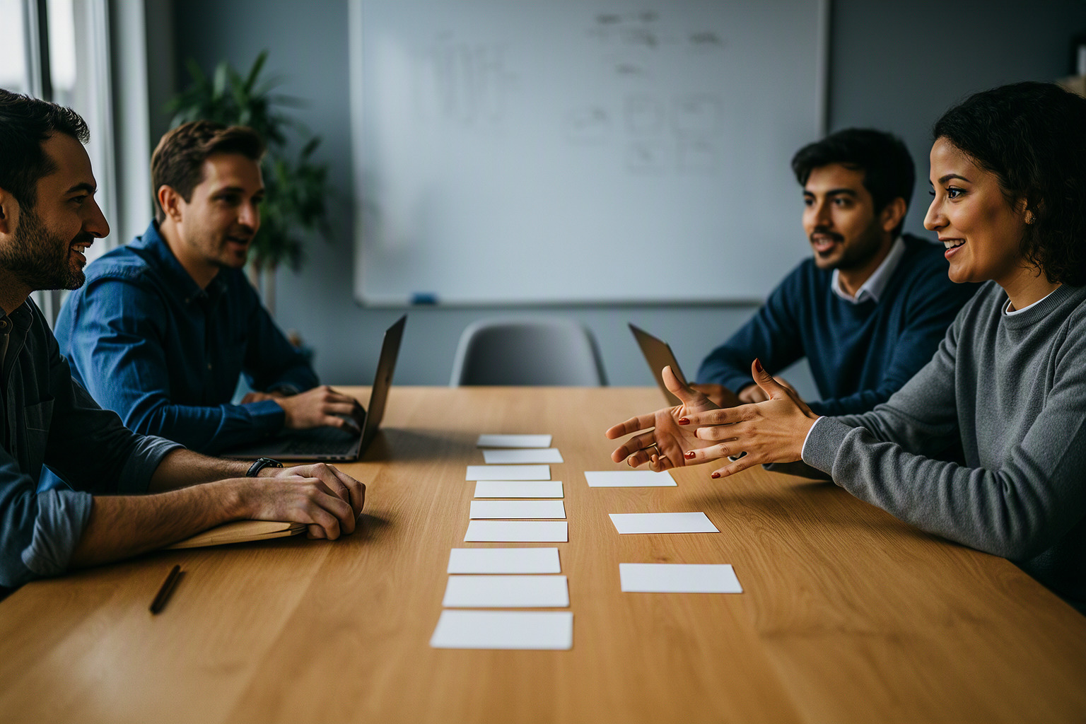 A partner team reviewing its own referral pipeline